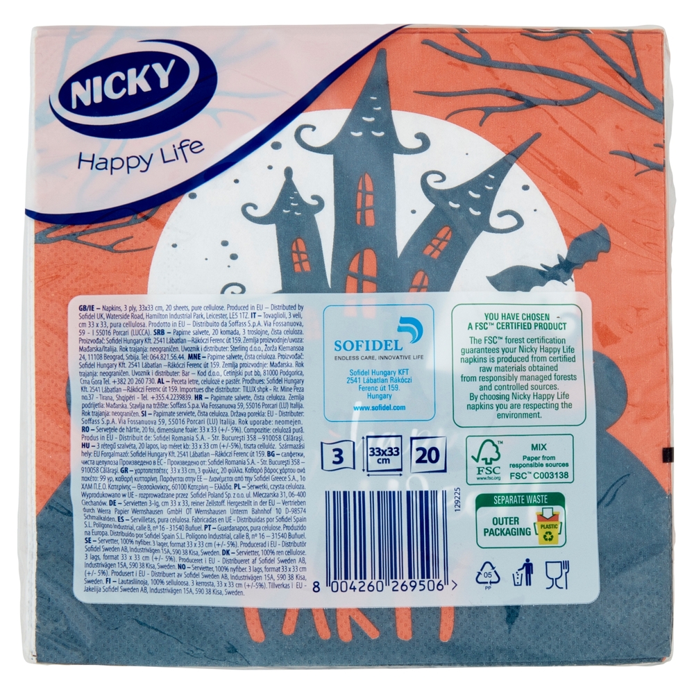Nicky Happy Life Halloween 20 pz